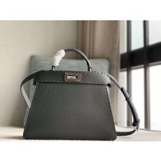펜디 23 피카부 아이씨유 탑스티치 셀러리아 백 스몰 27x11x20cm