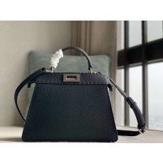 펜디 23 피카부 아이씨유 탑스티치 셀러리아 백 스몰 27x11x20cm