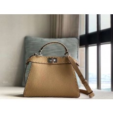 펜디 23 피카부 아이씨유 탑스티치 셀러리아 백 스몰 27x11x20cm